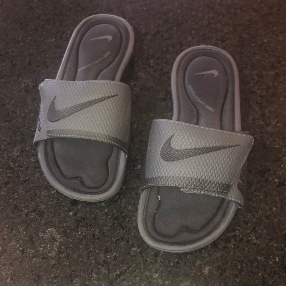 Nike women’s slip-on sandals w COMFORT-footbed